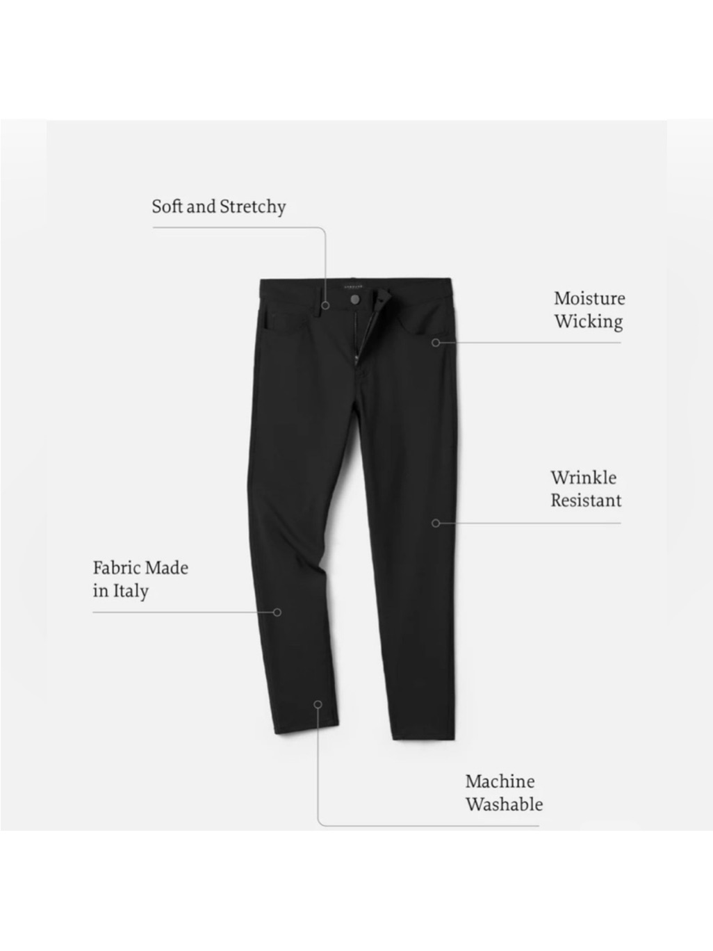 Unbound Merino Women’s Slim Merino Travel Pants Black 26 Waist Nwot — image 2 of 8